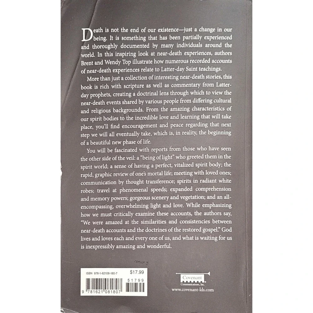 Glimpses Beyond Deaths Door Brent‎ L Wendy C Top LDS Near Death Experience Book
